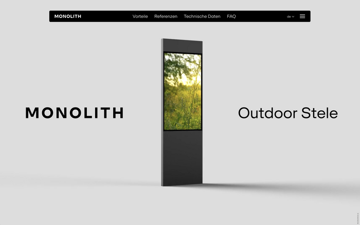Monolith website 2