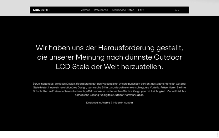 Monolith website 3