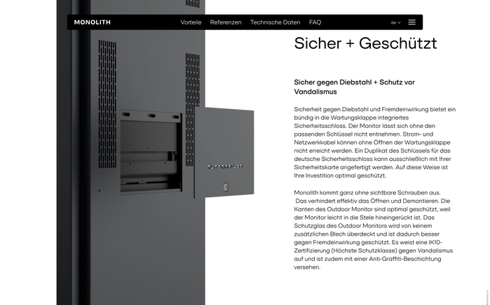 Monolith website 4