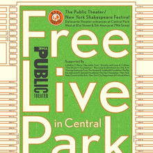 <cite>Measure for Measure</cite> &amp; <cite>The Seagull</cite>, The Public Theater<span class="nbsp">&nbsp;</span>/ New York Shakespeare Festival poster