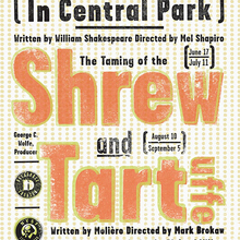 <cite>The Taming of the Shrew</cite> &amp; <cite>Tartuffe</cite>, The Public Theater<span class="nbsp">&nbsp;</span>/ New York Shakespeare Festival poster