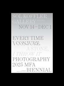 <cite>Every Time I Conjure A Stone I Throw It</cite> exhibition posters