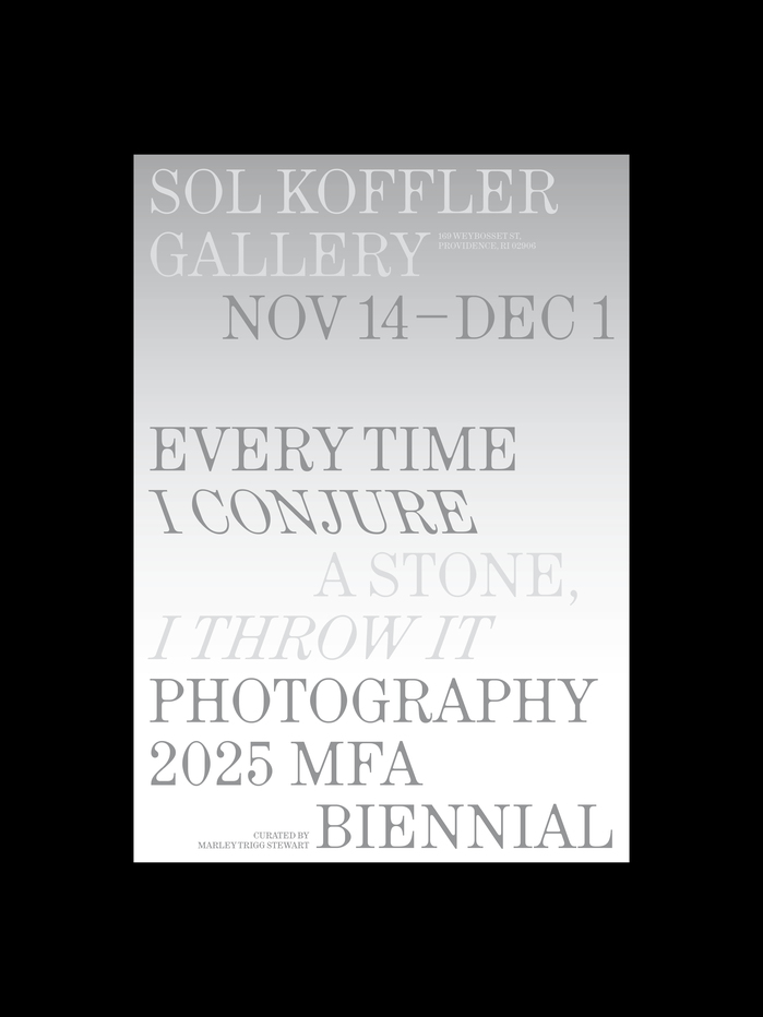Every Time I Conjure A Stone I Throw It exhibition posters 1