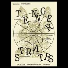 Tennger and Strates concert flyer