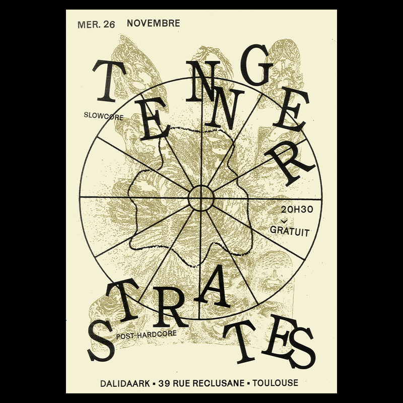 Tennger and Strates concert flyer