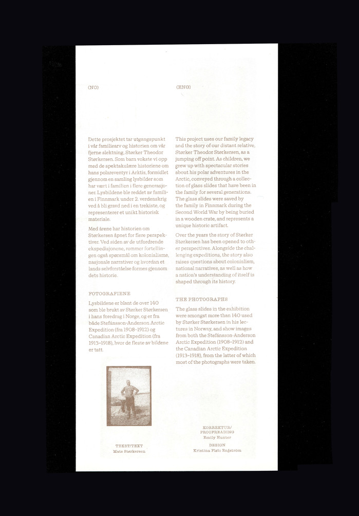 An Arctic Epic exhibition brochure 2