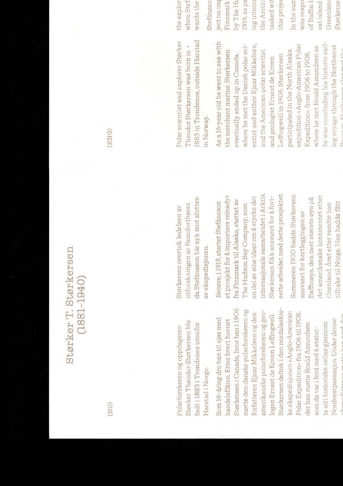 An Arctic Epic exhibition brochure 4