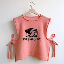 Gossip knit vest and sweater