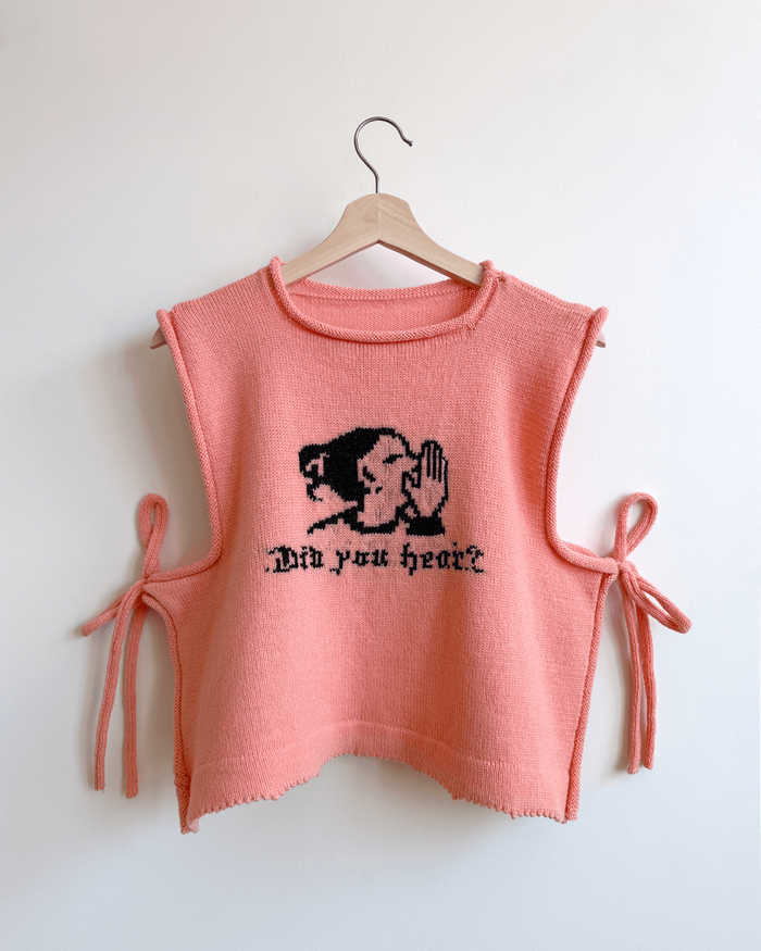 Gossip knit vest and sweater 1