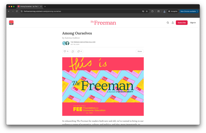 Article header