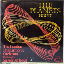 The London Philharmonic Orchestra – <cite>The Planets</cite> by Gustav Holst album art