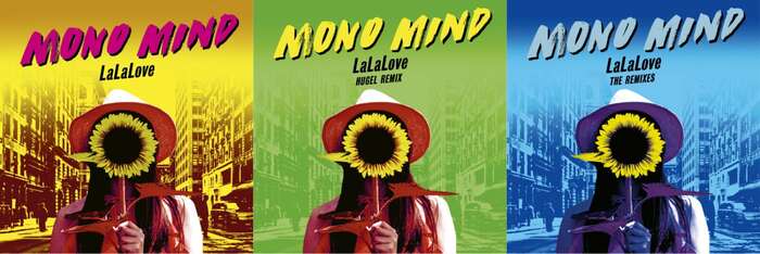 Cover art of all versions of the Mono Mind single “LaLaLove”