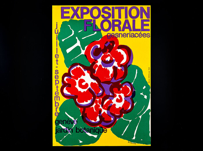 More , including  for the months for a poster signed “D. Calame”, printing: Blanc-Wittwer SA (not part of the Tulipes series, provided here as a bonus for the eyes)