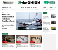 <cite>The Onion</cite> website