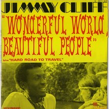 Jimmy Cliff – “Wonderful World, Beautiful People” / “Hard Road to Travel” French single cover