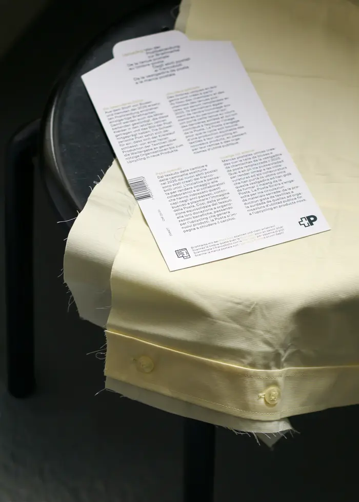 &ldquo;Upcycling &ndash; From postal uniform to postage stamps&rdquo; stamp 3