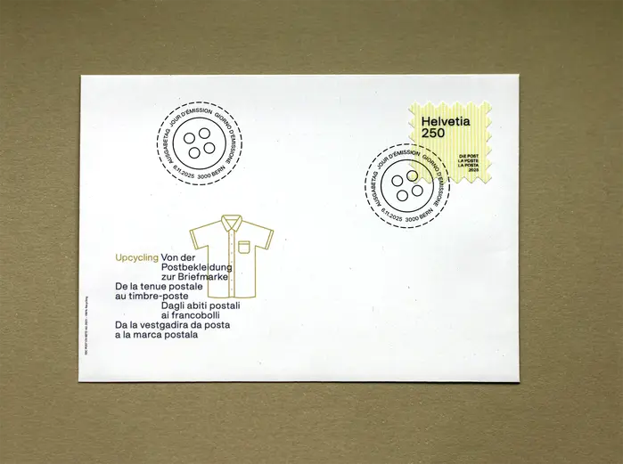 &ldquo;Upcycling &ndash; From postal uniform to postage stamps&rdquo; stamp 4