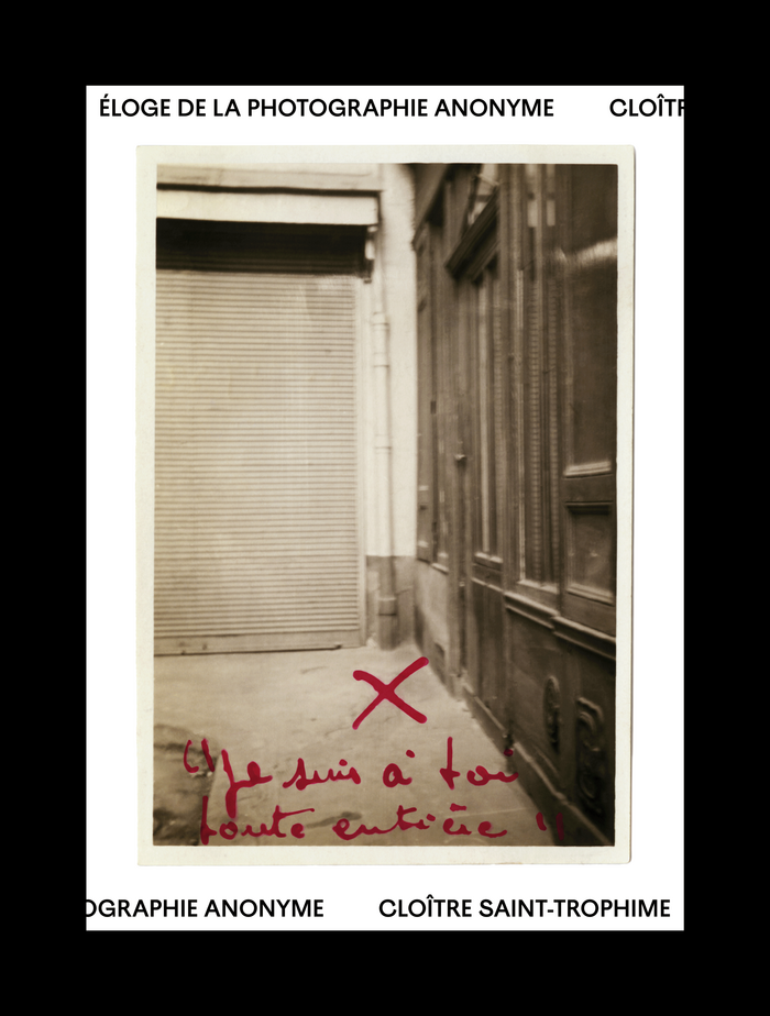 Eloge de la photographie anonyme exhibition poster
