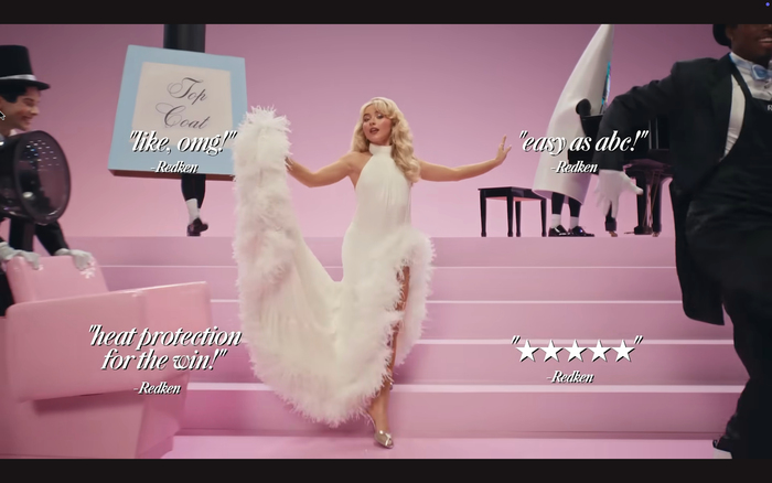 Redken × Sabrina Carpenter – “ABC Leave It In” commercial 6