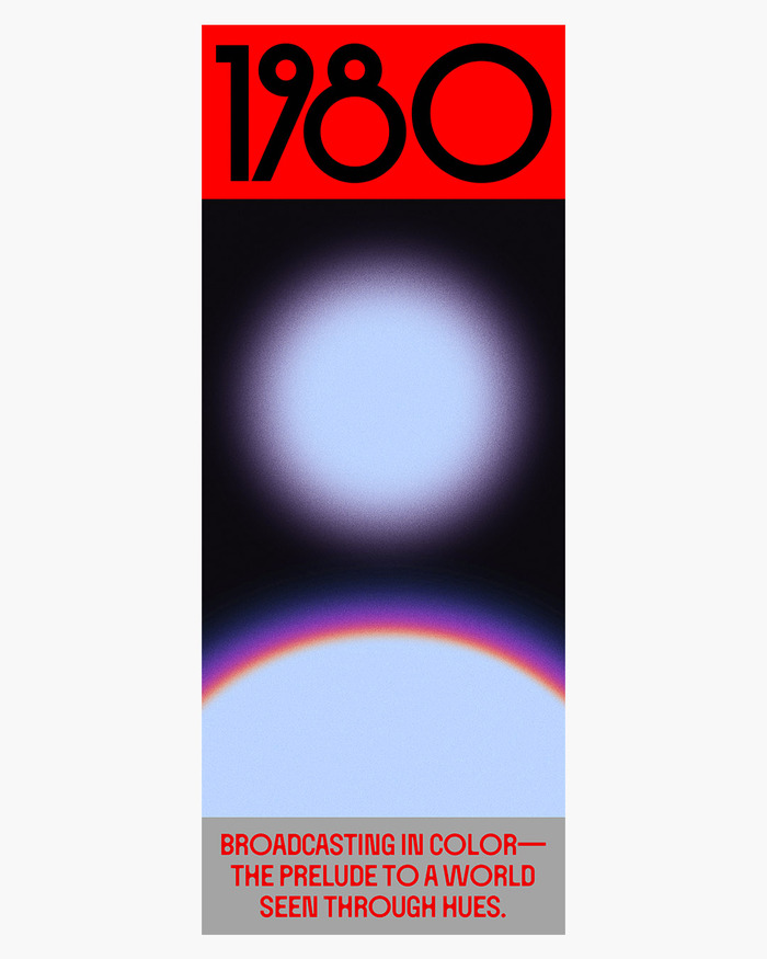 “The Dawn of Color TV in 1980” poster 1