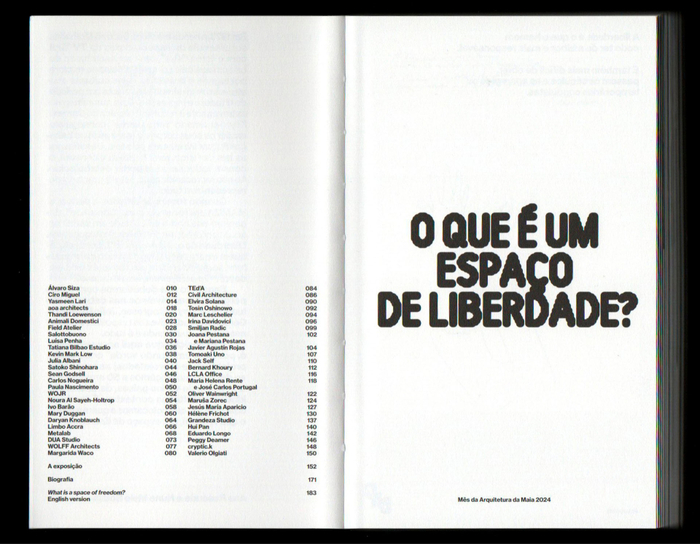 O que é um espaço de liberdade 2