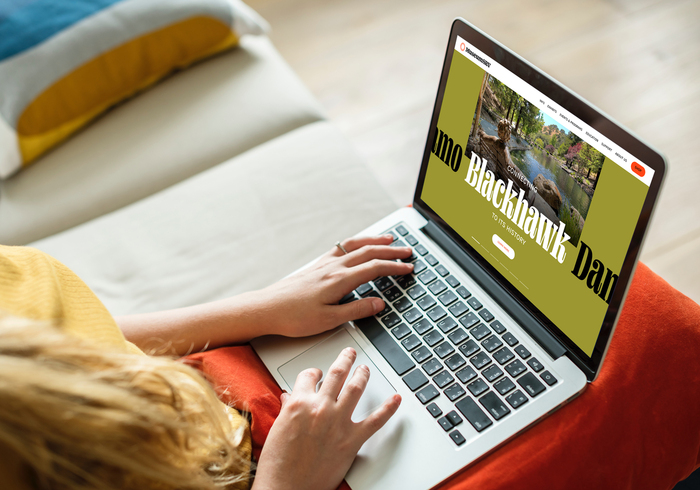 Home page header
