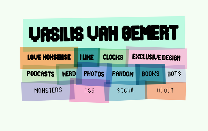 Vasilis van Gemert website 2