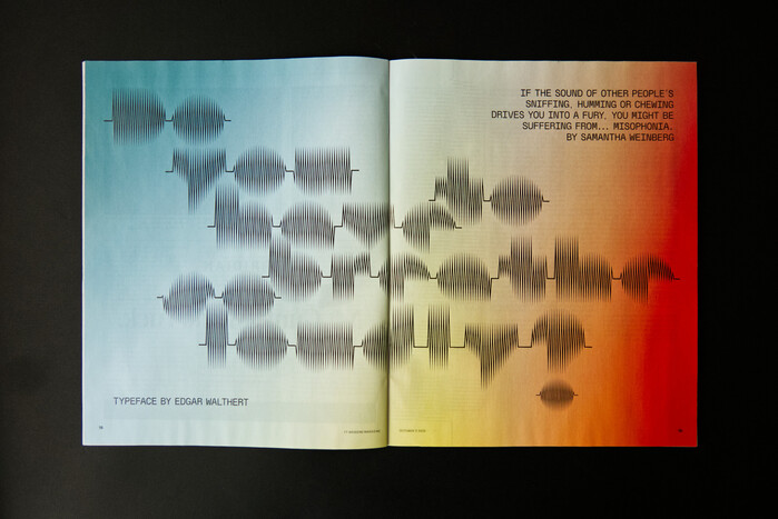 Opening spread for the article by Samantha Weinberg