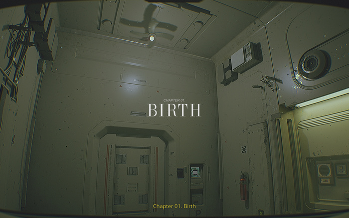 The start of chapter 01, “Birth”, using Dubiel