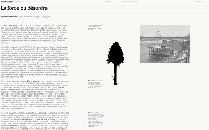 Maud Laronze portfolio website 5