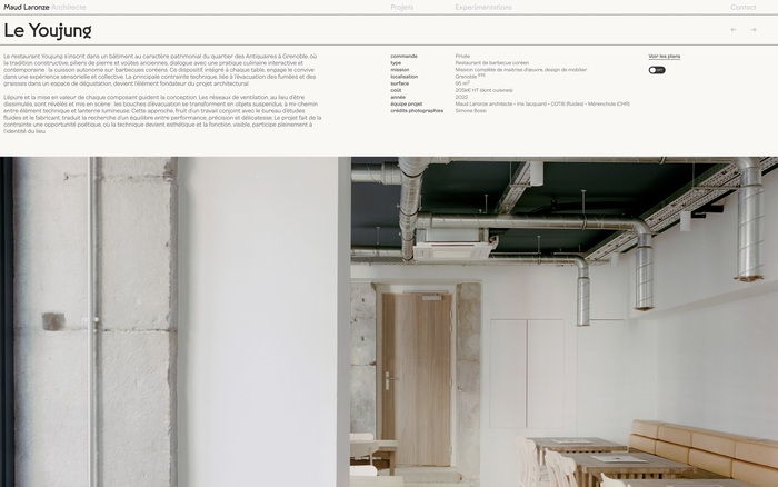 Maud Laronze portfolio website 4