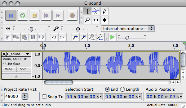 A Mac OS&nbsp;9 sound editor with the ability to draw sound waves manually