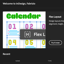 Adobe InDesign 2026, Flex Layout graphic