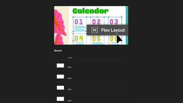 Adobe InDesign 2026, Flex Layout graphic 3