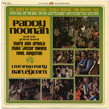Paddy Noonan and his Grand Band – <cite>Live Irish Party at the Barleycorn</cite> album art
