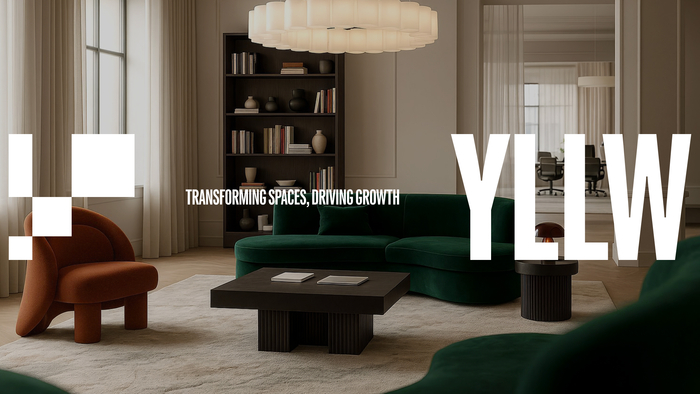 Yllw rebrand – Transforming Spaces, Driving Growth 1