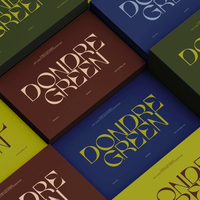 Dondre Green identity and website 6