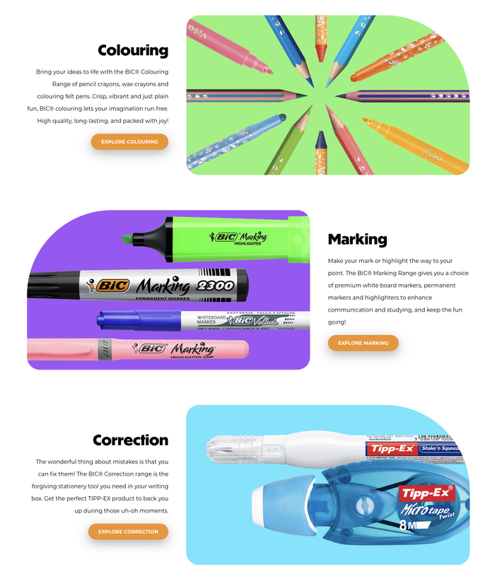 BIC South Africa website 4