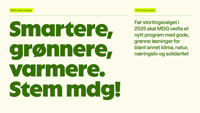 MDG (The Green Party of Norway) 7