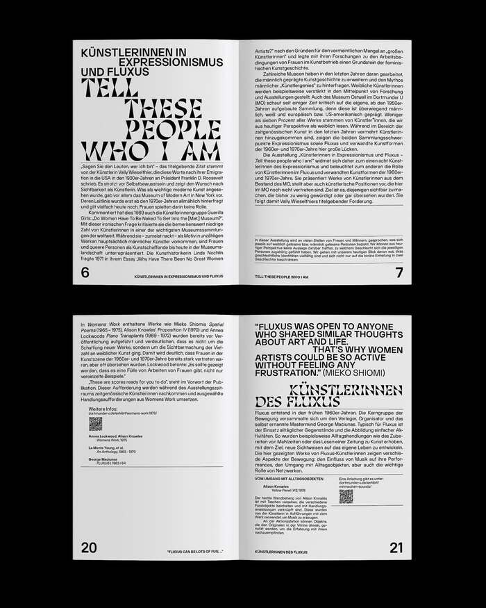 Künstlerinnen in Expressionismus und Fluxus – Tell these people who I am 12