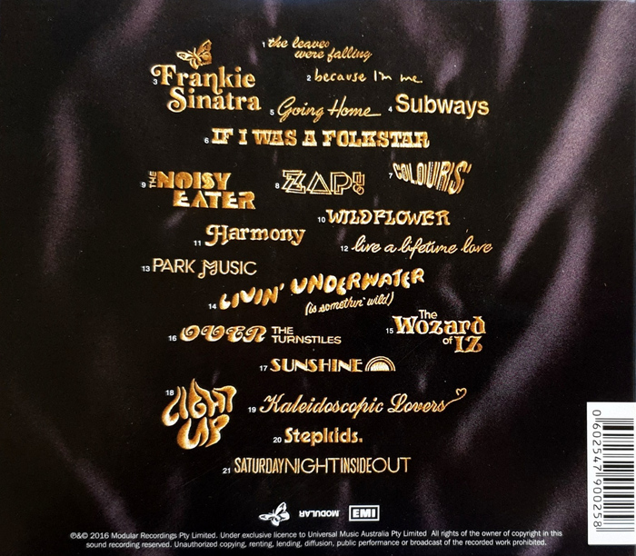 CD version, back cover