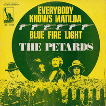 The Petards – “Everybody Knows Matilda” / “Blue Fire Light” French single cover