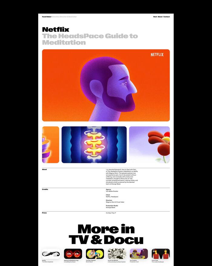 Yuval Haker portfolio website 2