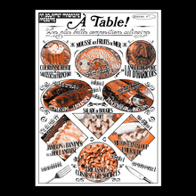 “À table!” poster and T-shirt