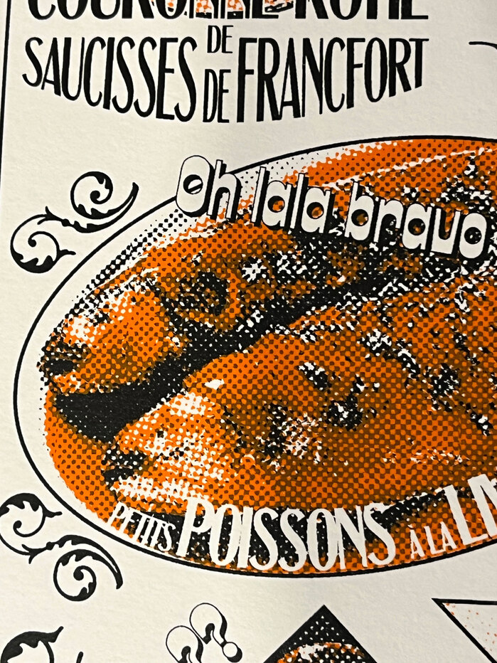 “À table!” poster and T-shirt 7