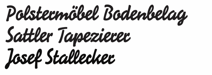 For comparison, a resetting of the words in . This 2024 digitization is largely faithful to the original, with the exception of the p. In , this letter is open at the bottom, as in German school script models (and also in formal scripts).
