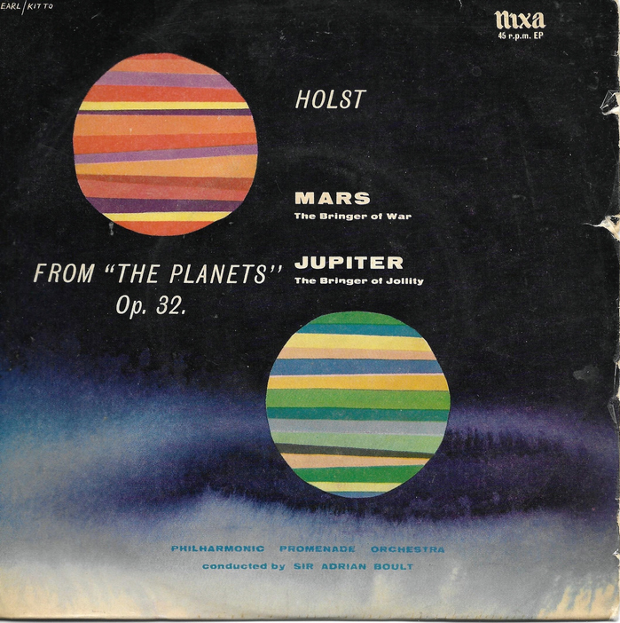 Philharmonic Promenade Orchestra – “Mars” / “Jupiter” by Gustav Holst single cover