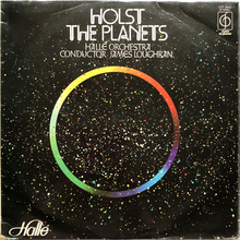 Hallé Orchestra –&nbsp;<cite>The Planets</cite> by Gustav Holst album art