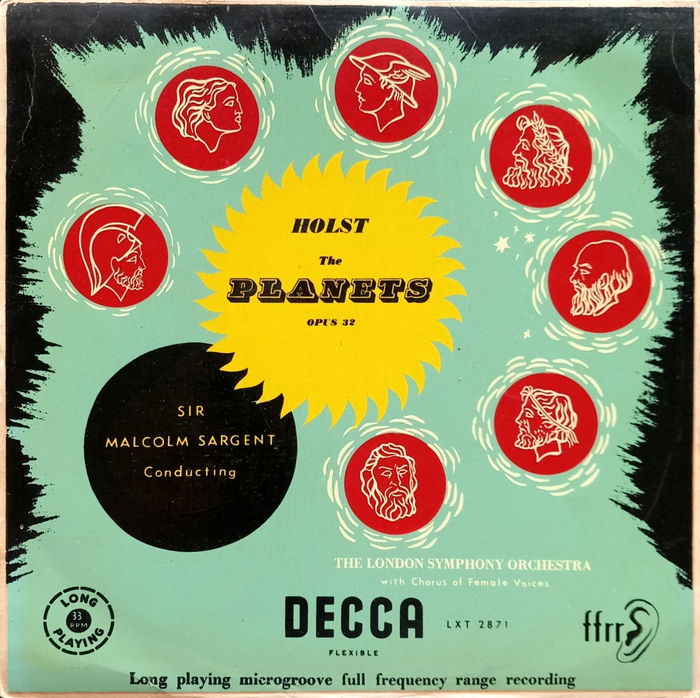 Alternate version. The sans serif used for the conductor’s name in the black circle (representing Earth?) and the other small print is the Bold weight of .