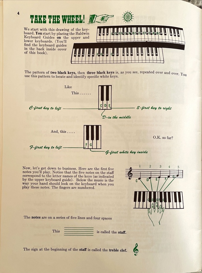 Take a Keyboard Cruise! organ instructional book 3